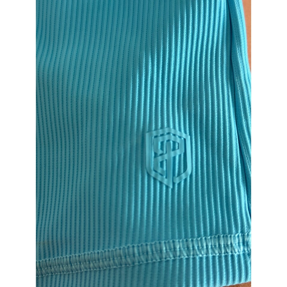 Born Primitive Perfect Ribbed Tank Aquarius Blue Racerback Small - Picture 5 of 6